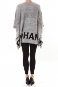 De fil en Aiguille Poncho DH3122 gris