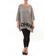 De fil en Aiguille Poncho DH3122 Gris