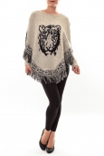 Poncho 73017004 gris