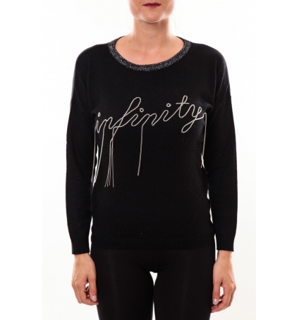 Barcelona Moda Pull 71035206 noir