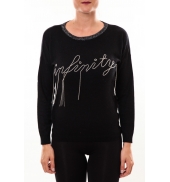 Barcelona Moda Pull 71035206 noir