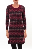 Robe pull 71565011 bordeaux