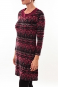 Robe pull 71565011 bordeaux