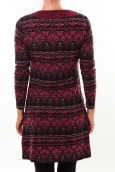 Robe pull 71565011 bordeaux