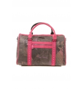 Custo Barcelona Sac Snaky Thicket noir et rose