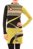 Bamboo's Fashion Robe Tribal BW622 vert