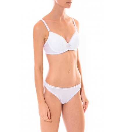 Lingerie Land ensemble uni blanc