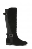 Ilario Ferucci Bottes en cuir Cissy noir