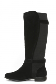 Ilario Ferucci Bottes en cuir Cissy noir