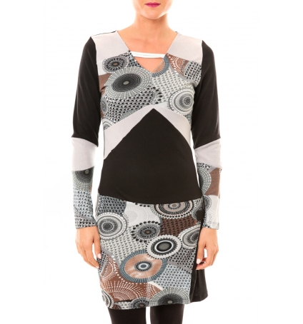 Bamboo's Fashion Robe Cercle BW613 gris