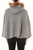 Nina Rocca Poncho MO-E2019 gris