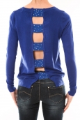 Nina Rocca Pull MC7033 bleu