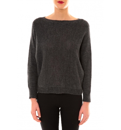 De Fil en Aiguille Pull Galina anthracite