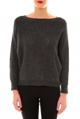 De Fil en Aiguille Pull Galina anthracite