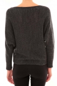 De Fil en Aiguille Pull Galina anthracite