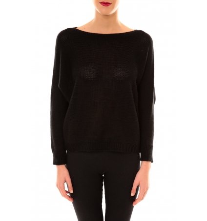 De Fil en Aiguille Pull Galina noir