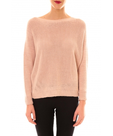 De Fil en Aiguille Pull Galina rose