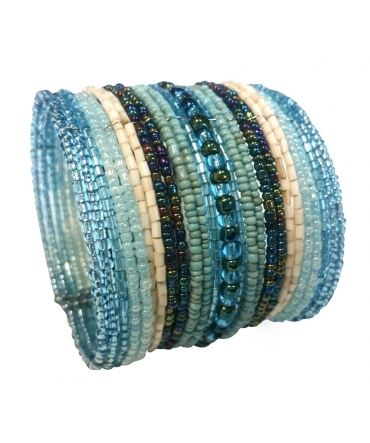 LVDLM Bracelet en perles Louisa bleu