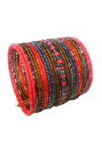 LVDLM Bracelet en perles Louisa rouge