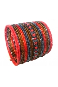 LVDLM Bracelet en perles Louisa rouge