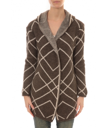 GILET CAPUCHE ZINKA 2135 TAUPE