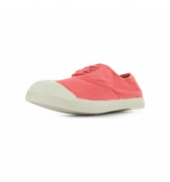 Bensimon Tennis à lacets Rose Pétale