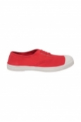 Bensimon Tennis à lacets Rouge