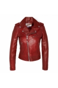  VESTE PERFECTO SANS CEINTURE SCHOTT Rouge