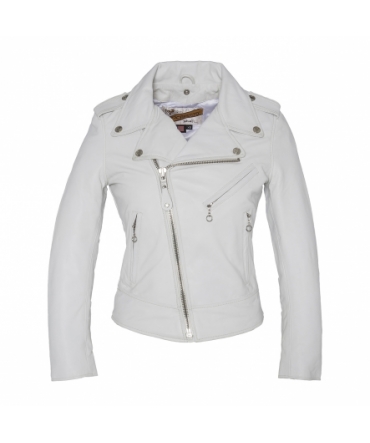 VESTE PERFECTO SANS CEINTURE SCHOTT Blanc