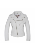 VESTE PERFECTO SANS CEINTURE SCHOTT Blanc