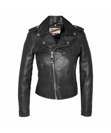 VESTE PERFECTO SANS CEINTURE SCHOTT Noir