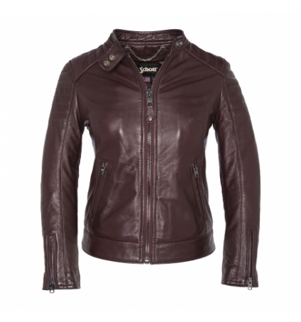 BLOUSON MOTARD AC LCW HARVEY   MATELASSES SCHOTT NOIR