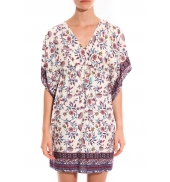 Ema Blues Robe Patchouli fleurs multicolor