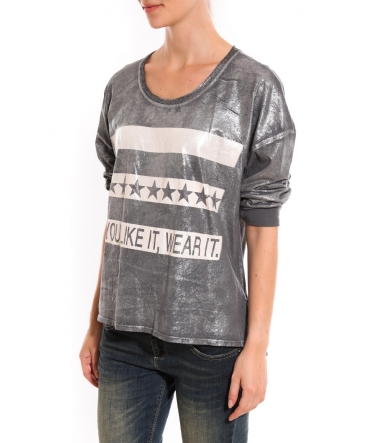 Pull Mooiki Gris