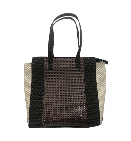 Sac lollipops Yannis Large  Shopper Noir Blanc