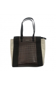 Sac lollipops Yannis Large  Shopper Noir Blanc