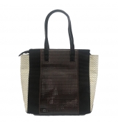 Sac lollipops Yannis Large  Shopper Noir Blanc