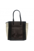 Sac lollipops Yannis Large  Shopper Noir Blanc