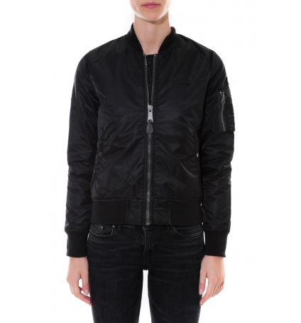 BOMBER FEMME SCHOTT JKT AIRFORCE1W  BLACK