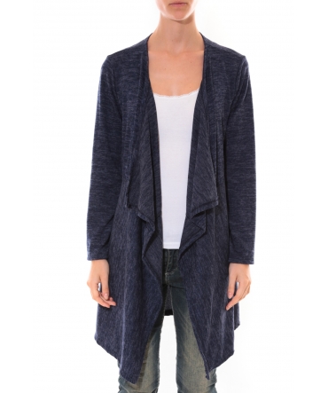 Cardigan Long Fashion Moda Bleu