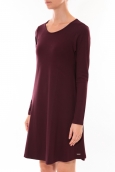 Robe Coquelicot  Col Rond Bordeaux 16202