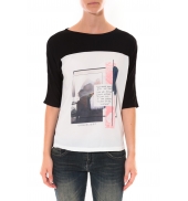 Tee shirt Coquelicot Noir & Blanc 16409