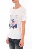 Tee shirt Coquelicot  Blanc 16426