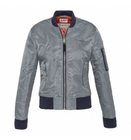 BOMBERS JKT ACW AMERICAN COLLEGE/SCHOTT Gris BOMBERS JKT ACW AMERICAN COLLEGE/SCHOTT Gris