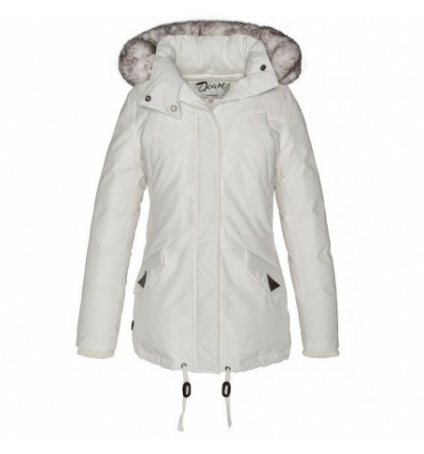 PARKA LONGUE JKT FREYA 2W CAPUCHE DETACHABLE PLUMES SCHOTT Blanc PARKA LONGUE JKT FREYA 2W CAPUCHE DETACHABLE PLUMES SCHOTT Blanc