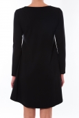 Robe Coquelicot Col Rond Noir 16202