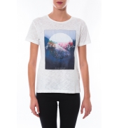 T-shirt Coquelicot Blanc 16423