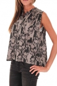 Vero Moda Top Horse Vero Moda Gris Noir