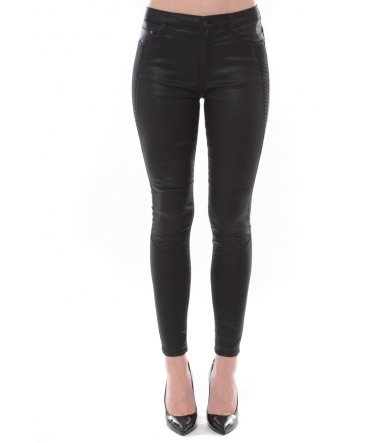 Jean Love Denim Noir couture fantaisie 123P16H-3