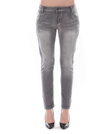 Jean Boy Friend  Denim Avenue Gris